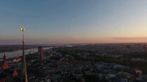 Старая Рига с высоты птичьего полёта