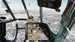(DCS WORLD) ВЕРТОЛЁТ Ми-8мтв2 - НОВЫЙ ЗВУК ПРОСТО ШИКАРНЫЙ...! (эпизод полёта с правой чашки)