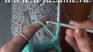 Как не делать в начале ряда воздушные петли подъема..mp4