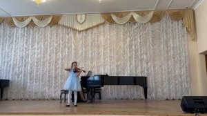 Ф. Кюхлер «Концертино в стиле А. Вивальди» (1 часть) Гладких Анна, 10 лет