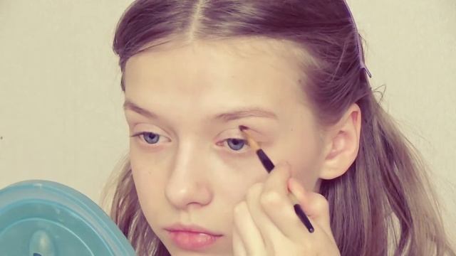 МОЙ ПОВСЕДНЕВНЫЙ МАКИЯЖ-МАКИЯЖ БЕЗ МАКИЯЖА | Polina Kravchenko смотреть онлайн