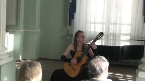 Бах на классической гитаре