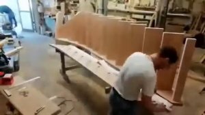 Сборка забежной лестницы из массива дерева в Краснодаре