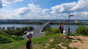Набережная Федоровского. День города. Нижний Новгород.