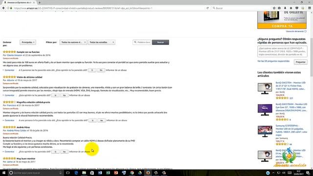 Pantallas de ordenador | Los mejores monitores de ordenador, los más vendidos смотреть онлайн