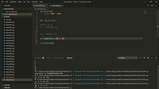 Python Tutorial for Beginners in Hindi | Python Map Function | Map Function in Python