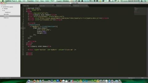 PHP, AJAX, Javascript Tutorial