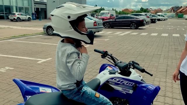 Покупаем и Тестируем новый квадрик Yamaha YFM90R для Дениса смотреть онлайн