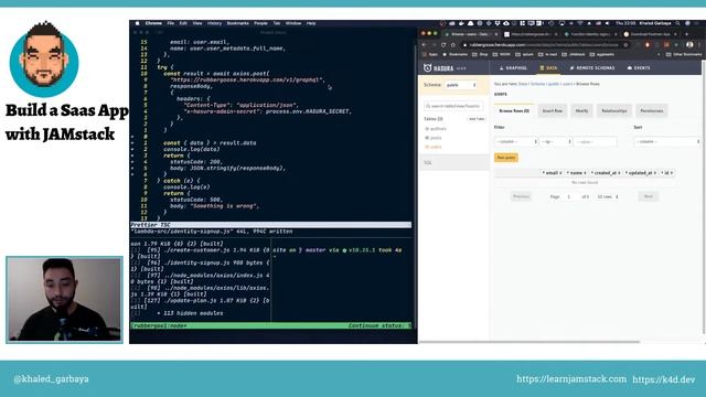 Adding Auth to Hasura using Netlify identity part2 смотреть онлайн