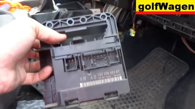 VW Golf 5 how to change comfort control module CCM 1K0 959 433 смотреть онлайн