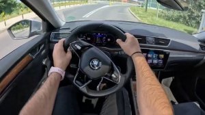 2023 Skoda Superb III Scout 4x4 [2.0 TSI 280 HP] |0-100| POV Test Drive