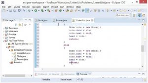 Implementation of Linked List in Java Part - II || insertAt(int pos, int ele) || 15 mins