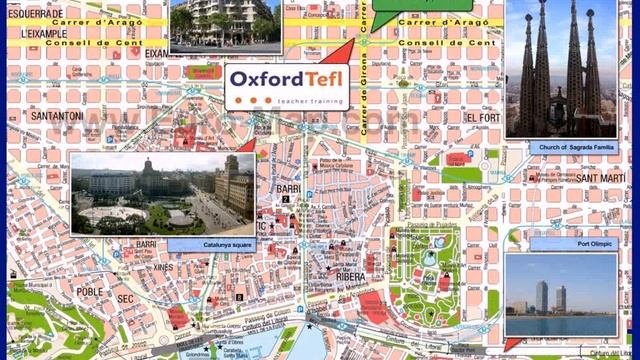 карта барселоны на русском языке с достопримечательностями
