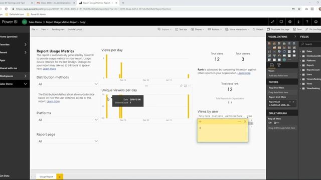Power BI Queen - Workspace Usage Report