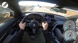BMW M4 F82 INFINITAS STAGE4 700HP 880NM TEST DRIVE ON GERMAN AUTOBAHN?