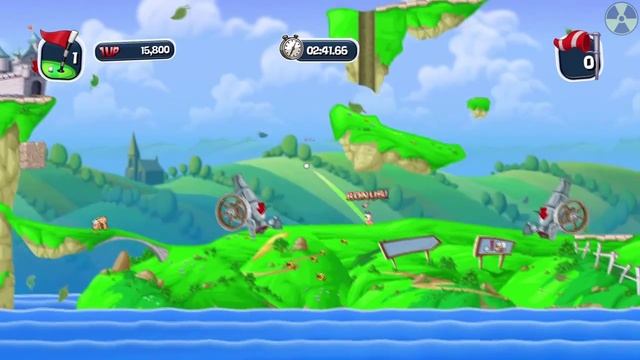 Worms Crazy Golf: 3/18 - Britannia (Holes 7-9) смотреть онлайн