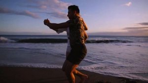 Tenerife beach tango dance