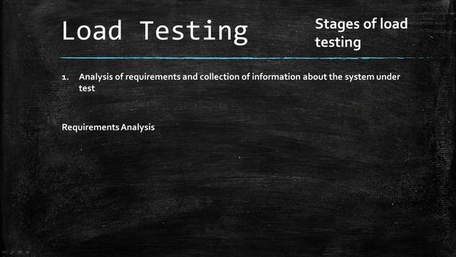 Load Testing Course | Stages of Load Testing | Section 3