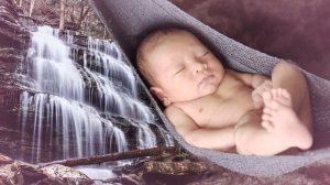 Успокаивающий звук водопада для малышей. Розовый шум для сна. Soothing waterfall for babies sleep