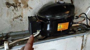 Компрессор из холодильника для накачки колёс