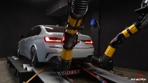 Чип-тюнинг BMW 320d (G20) с замерами и логированием на мощностном стенде.