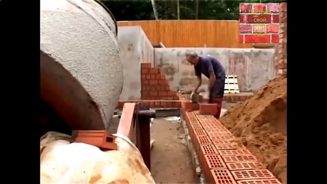 Строим дом:Как построить дом своими руками,Кладка кирпича,утепление дома смотреть онлайн