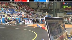 Junior 182 - Alex Logsdon (Ohio) vs. Jake Turk (Illinois)