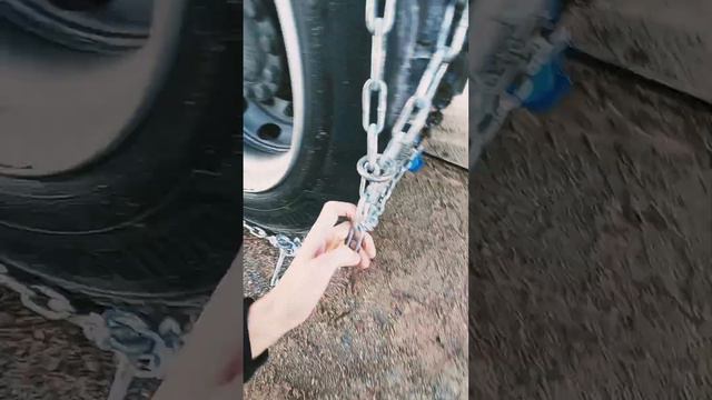 пособие для новичков  ,одевать цепи  с нуля на тандеме  ....