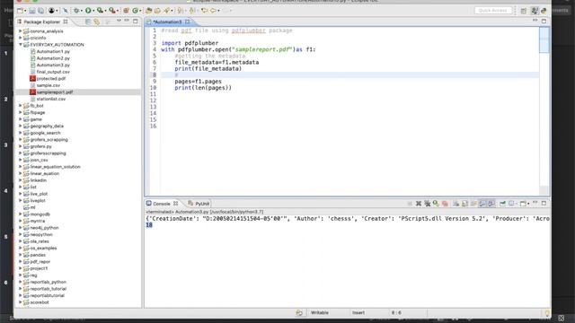 Everyday Automation Using Python|Automation For EveryOne|Read Pdf File Using Python|Part:3
