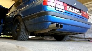 bmw e34  M50B25  exhaust sound