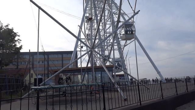 Колесо обозрения "Глаз Балтики" в Зеленоградске смотреть онлайн