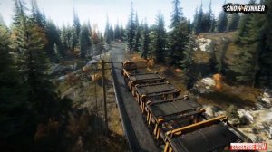 New Z2 DL3194 ZZ Horizon Truck With C3 Long Logs Carry In SnowRunner