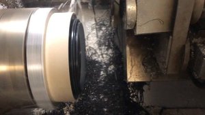 Процесс изготовления манжеты из резины на станке с ЧПУ для обработки полимерных материалов