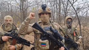 Дагестанские военнослужащие ВС РФ в зоне СВО в очередной раз обратились к землякам
