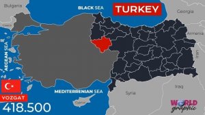 Turkey Map, Provinces, Population 2022