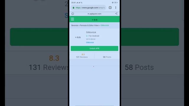Tutorial download apk simontok