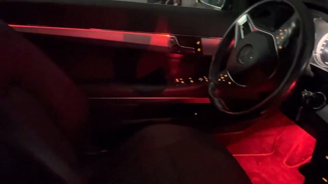 mercedes serie e ambient lighting by audio elite смотреть онлайн