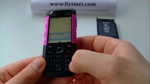 Nokia 5310 Xpress Music RM-303 Unlock & input / enter code.AVI