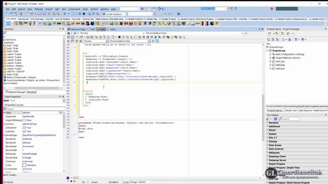 #4 Практика PHP+Delphi,Делаем регистрацию и авторизации программы