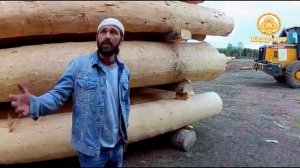 Естественная сушка бревен и ее преимущества.  #КедрАрт