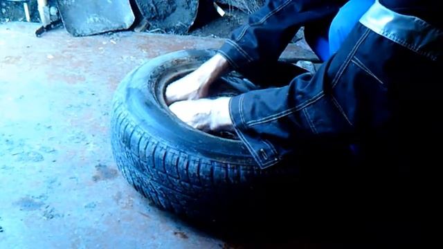 Шиномонтаж своими руками, мой шиномонтаж на видео, шиномонтаж самому