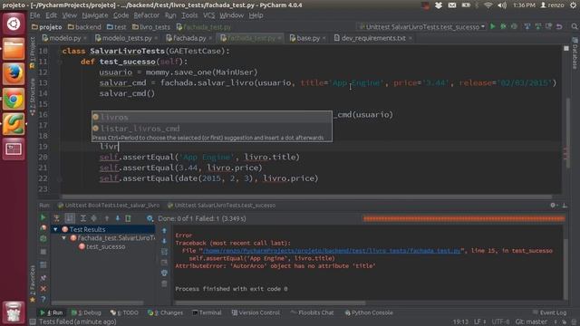 Aula 28.03 - Testes Automáticos - Fachada e Exceções - App Engine e Python смотреть онлайн