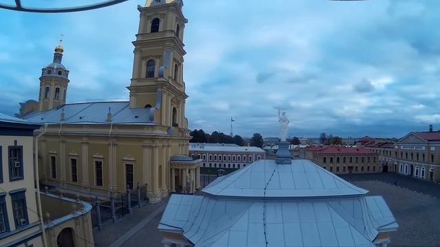 Петропавловская крепость с воздуха.
