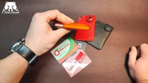 Картхолдер на повседневное ношение, с очень большой вместительностью.