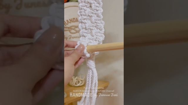 Macramé Photo Hanger Wall Hanging | Paper Towel Holder