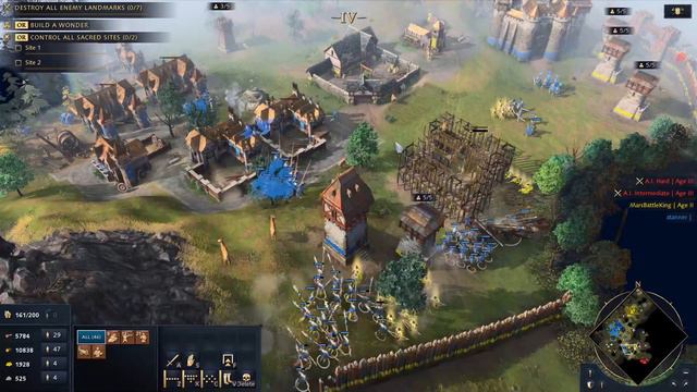 Team Battles Lan Style - AOE4 - Vs AI смотреть онлайн