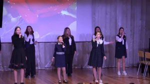 Финальная Песня  День УЧИТЕЛЯ в гимназии Аня Абызова 1 10 2021