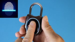 НАВЕСНОЙ ЗАМОК С ОТПЕЧАТКОМ ПАЛЬЦЕВ С АЛИЭКСПРЕСС