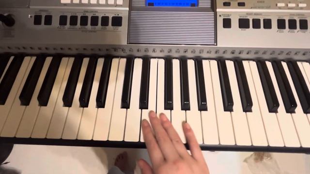 Как научиться играть на синтезаторе песню седая ночь смотреть онлайн