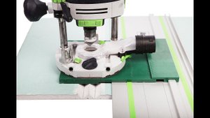 Инструкция как  установить фрезер на адаптер для гипсокартона